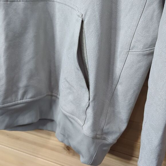 Lululemon Top Mens Small Gray Relaxed Fit Training Hoodie - Picture 4 of 11